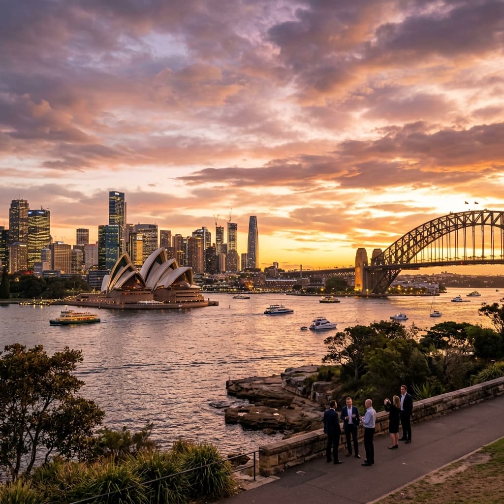 Sydney Opera House and Harbour Bridge